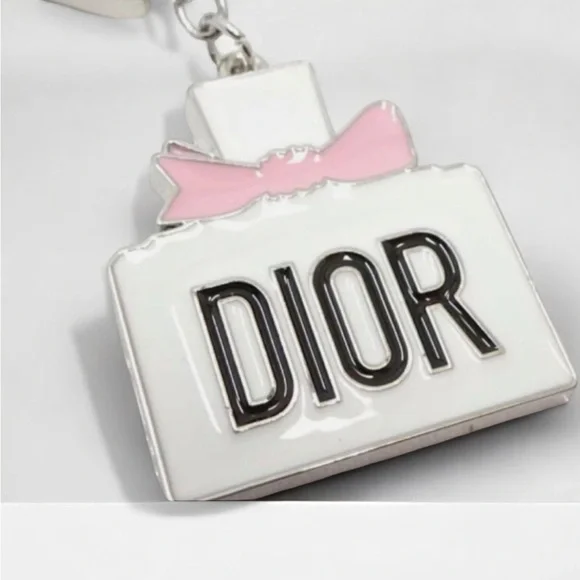 Dior Keychain Charm | Pink Lips, Star & Perfume Bottle | New on Card - Picture 2 of 5